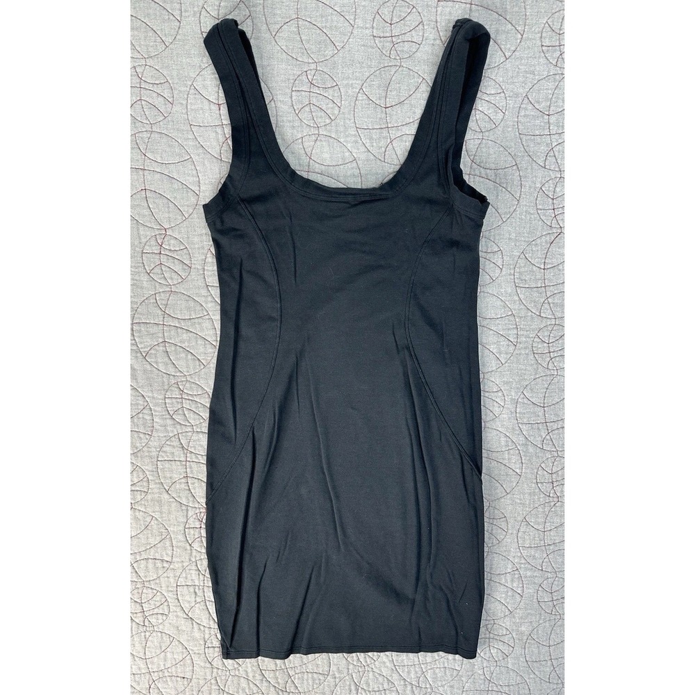 Fabletics Yitty Black Body Butter Tank Mini Dress Sleeveless Sundress Medium